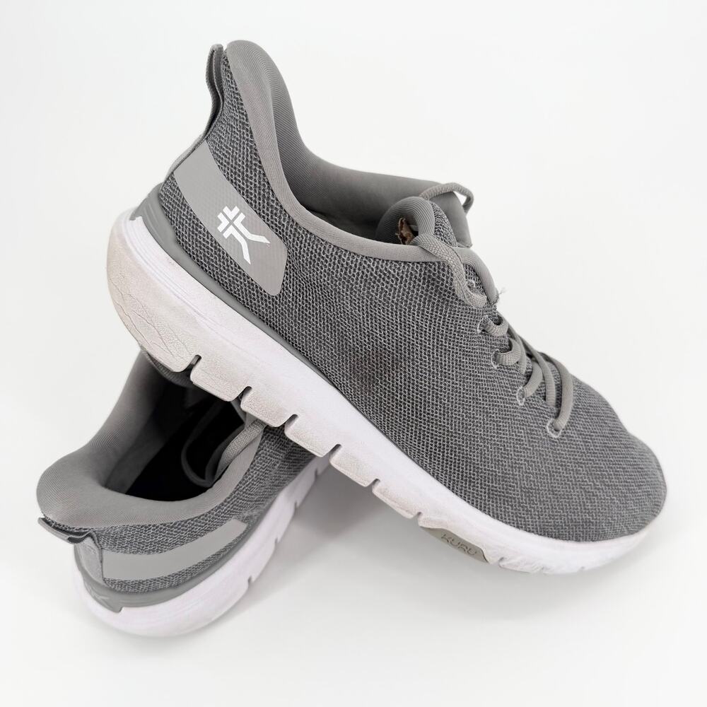 KURU FLEX Via Men’s Athletic Sneakers – Grey Knit – Size 11M Orthopedic Support - Picture 7 of 10